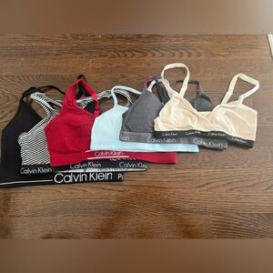 Calvin Klein Bralette Collection -Lot of 5 Size M